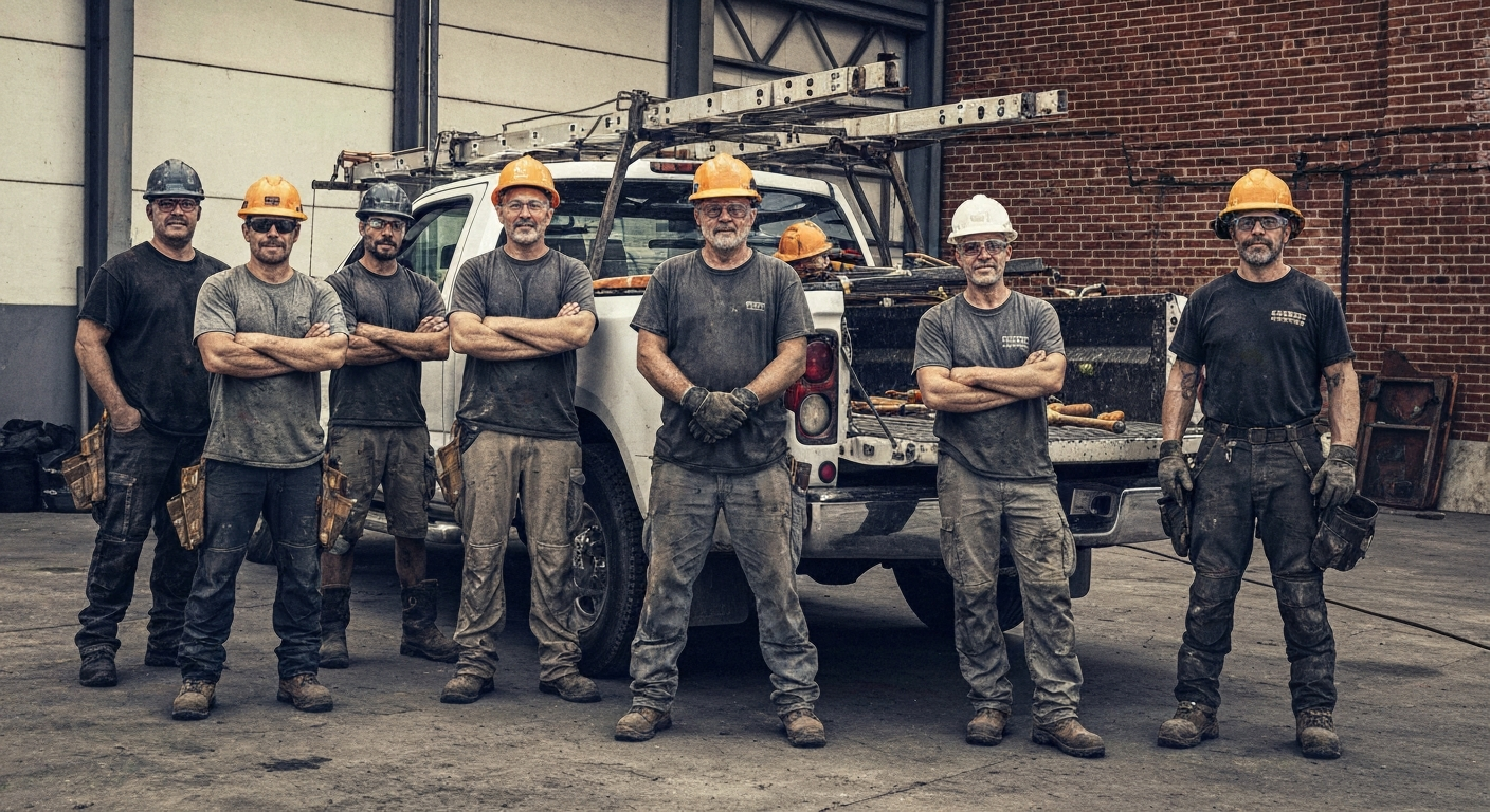 Heywood Roofing crew